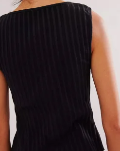 Free People Tilly Vest - Black^ Tops