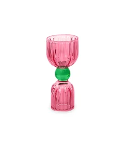 ban.do Tipsy Turvy Double Shot Glass - Pink^ Kitchen + Bar