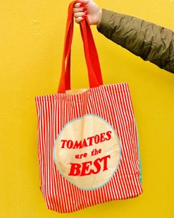 ban.do Tomatoes Are The Best Canvas Tote^ Bags
