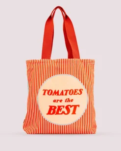 ban.do Tomatoes Are The Best Canvas Tote^ Bags