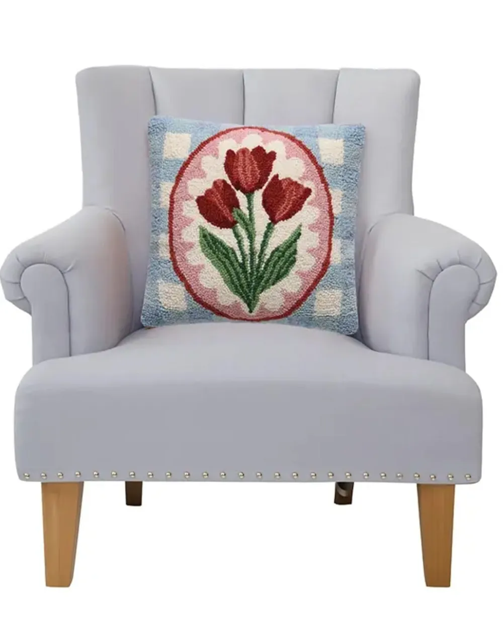Peking Handicraft Tulip Frame Hook Pillow^ Home + Décor
