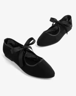 Intentionally Blank Valley Mesh Ballet Flat - Black^ Shoes