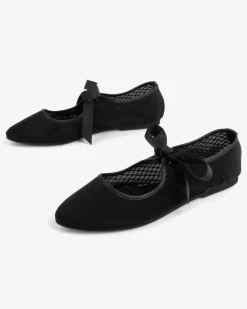 Intentionally Blank Valley Mesh Ballet Flat - Black^ Shoes