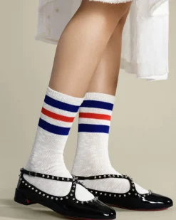 Hansel From Basel Varsity Slub Crew Socks^ Socks + Slippers