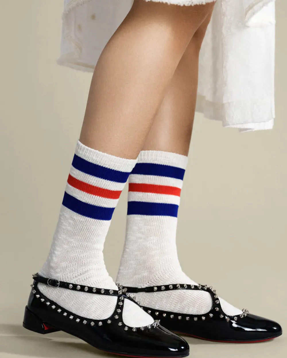 Hansel From Basel Varsity Slub Crew Socks^ Socks + Slippers