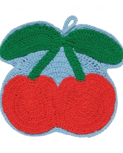 Danica Jubilee Very Cherry Crochet Trivet^ Home + Décor
