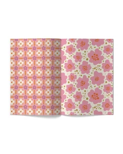 Sadie's Stickers Vibrant Blooms - Scrapbooking Paper Booklet^ Games + Activities