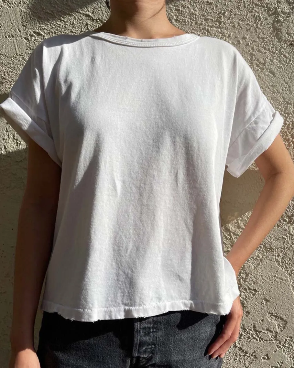 Le Bon Shoppe Vintage Fille Tee - Clean White^ Tees + Sweatshirts