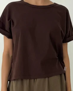 Le Bon Shoppe Vintage Fille Tee - Dark Cacao^ Tees + Sweatshirts
