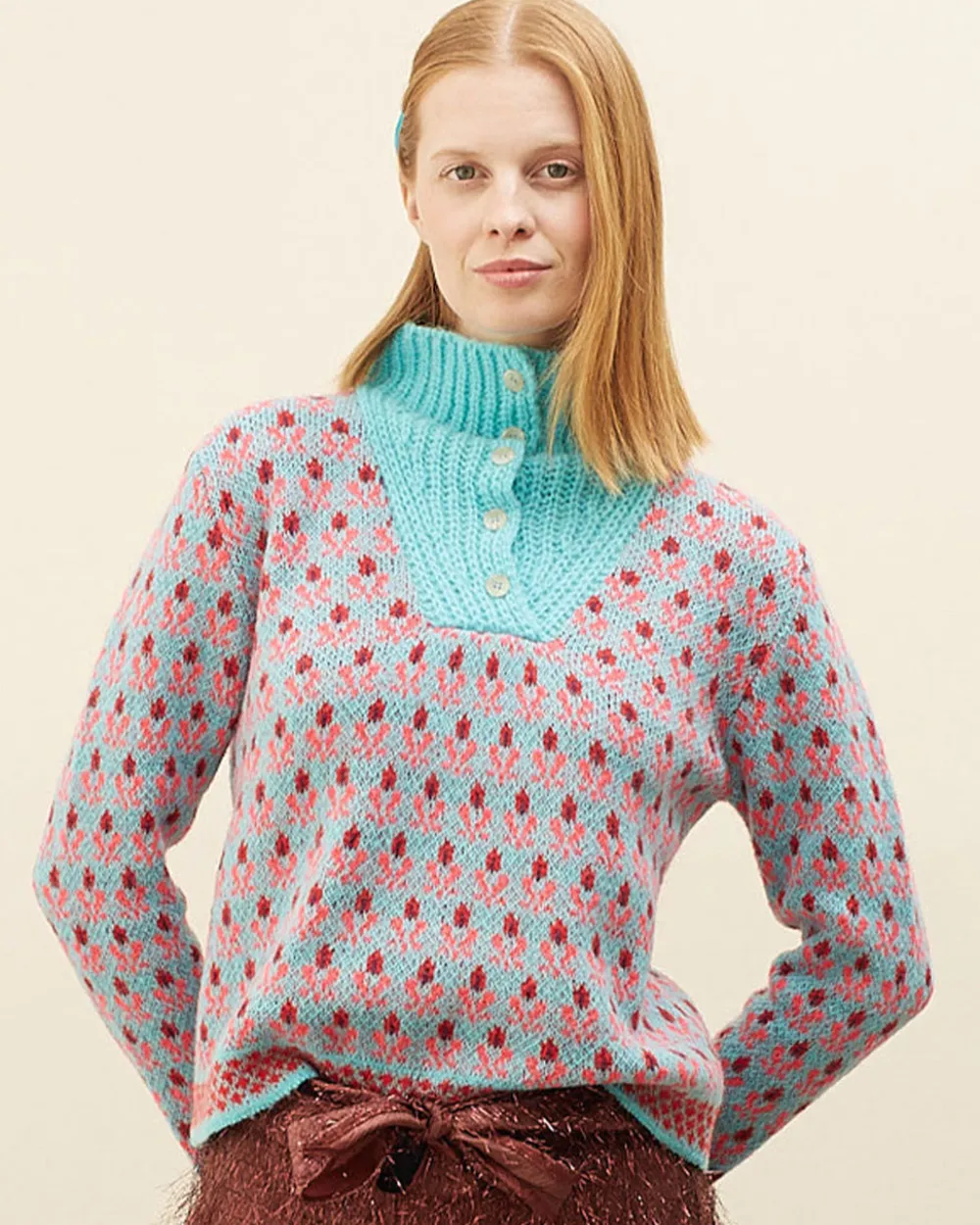 Dr. Bloom Voltereta Sweater - Blue^ Sweaters