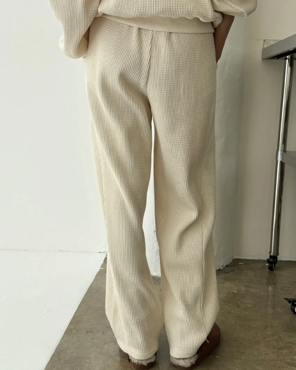 Le Bon Shoppe Waffle Lo Pants - Naturel^ Bottoms