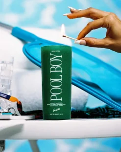 Vacation Sunscreen Well-Tipped Pool Boy Candle^ Candles + Home Fragrance