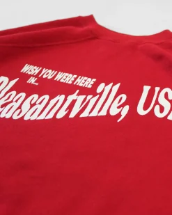 ban.do x Best Regards Wish You Were Here In Pleasantville Sweatshirt - Red^ Tees + Sweatshirts