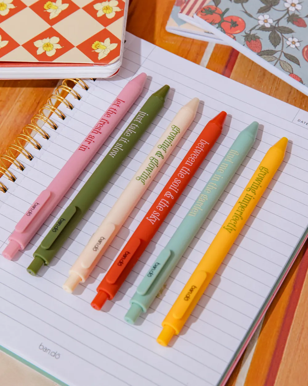 ban.do Write On Gel Pen Set - Garden Sayings^ Writing Supplies