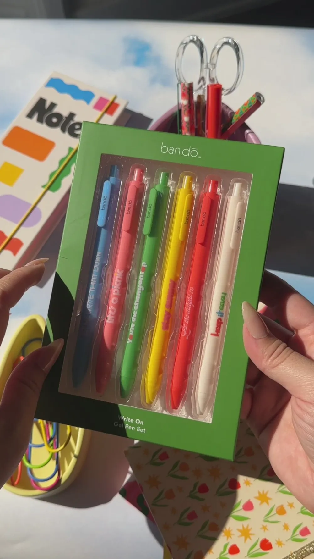 ban.do Write On Gel Pen Set - You're The Cherry On Top^ Writing Supplies